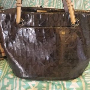 Black/grayish Real MK bag